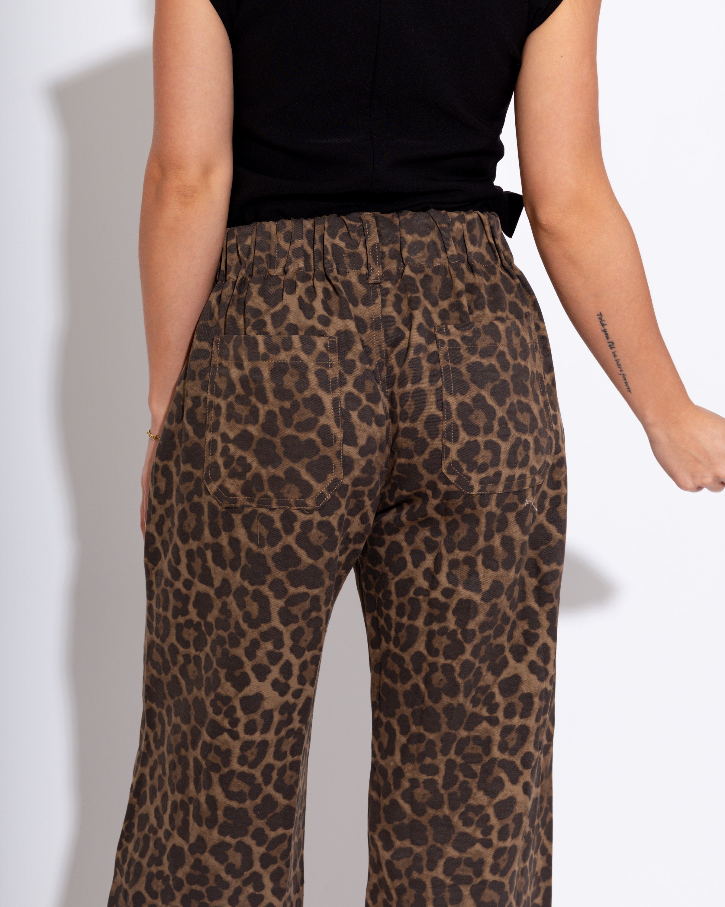 Wild & Wide Animal Print Pants