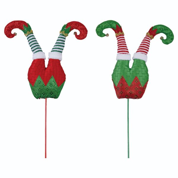 Large Plush Elf Leg Pick