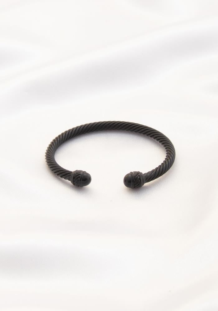 Black Cuff Bracelet