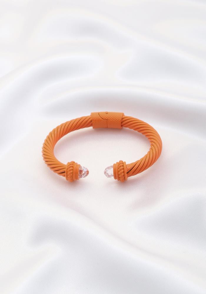 Orange Cuff Bracelet