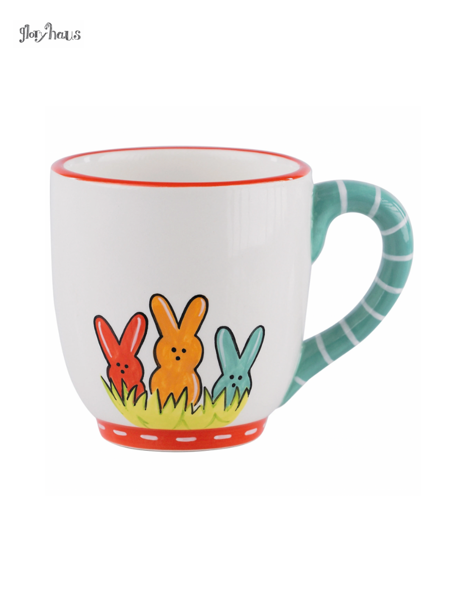 Three Silly Peeps Mug
