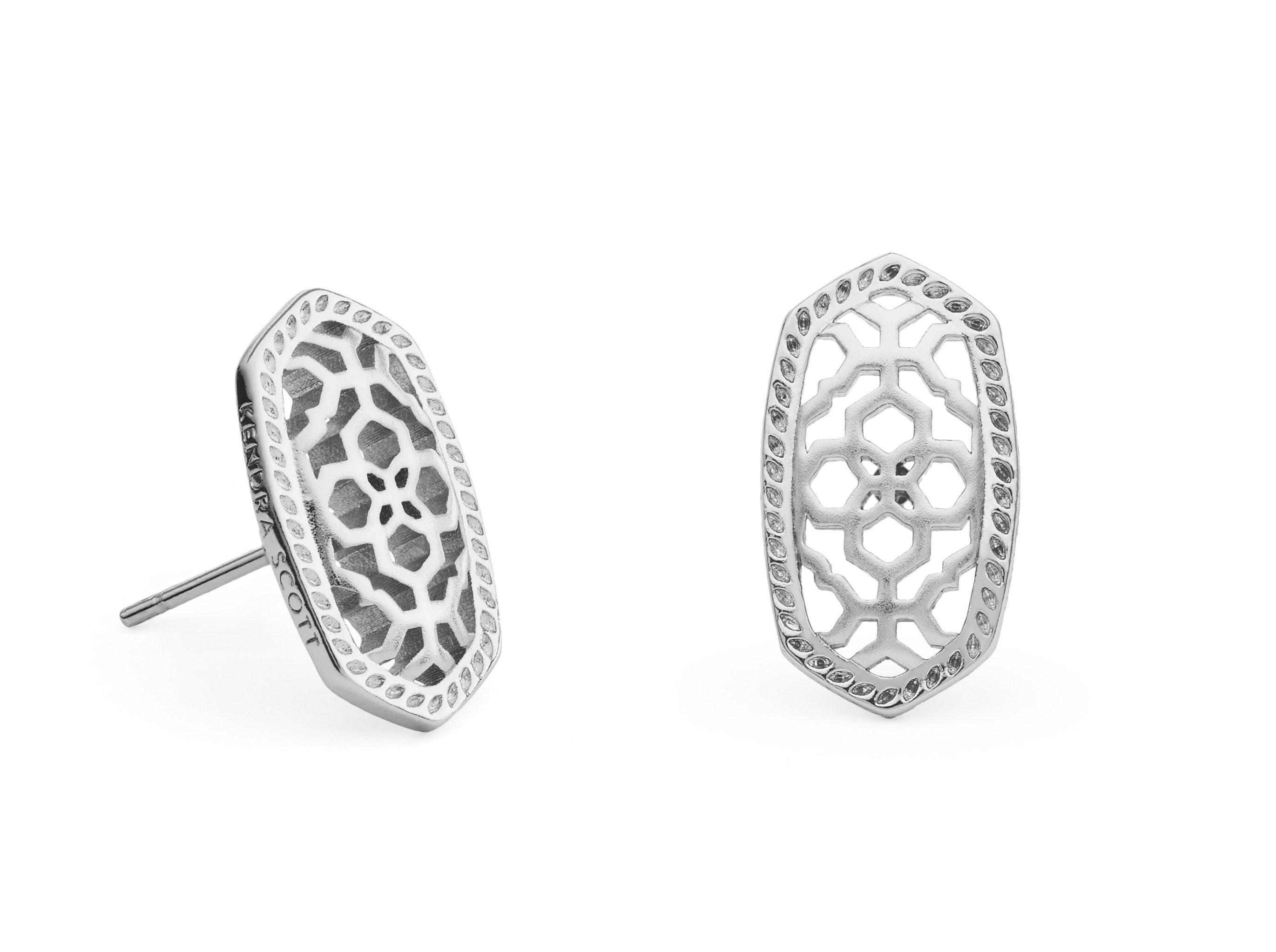 Ellie Stud Earring in Filigree