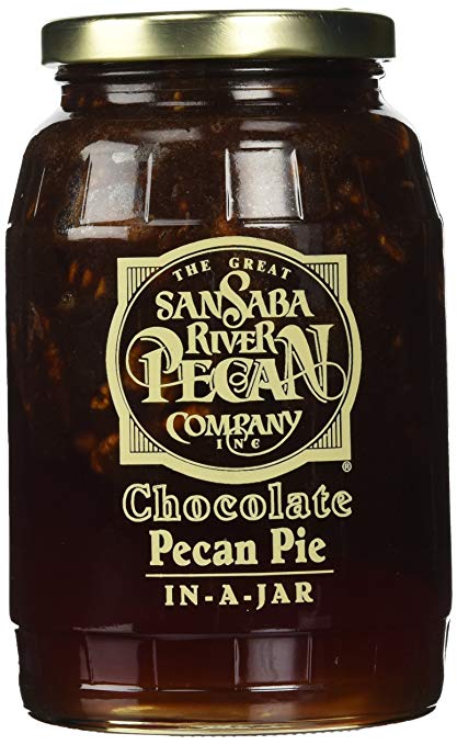 Chocolate Pecan Pie in a Jar