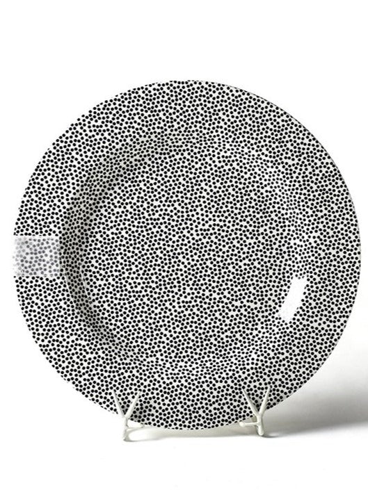 Black Small Dot Big Entertaining Platter