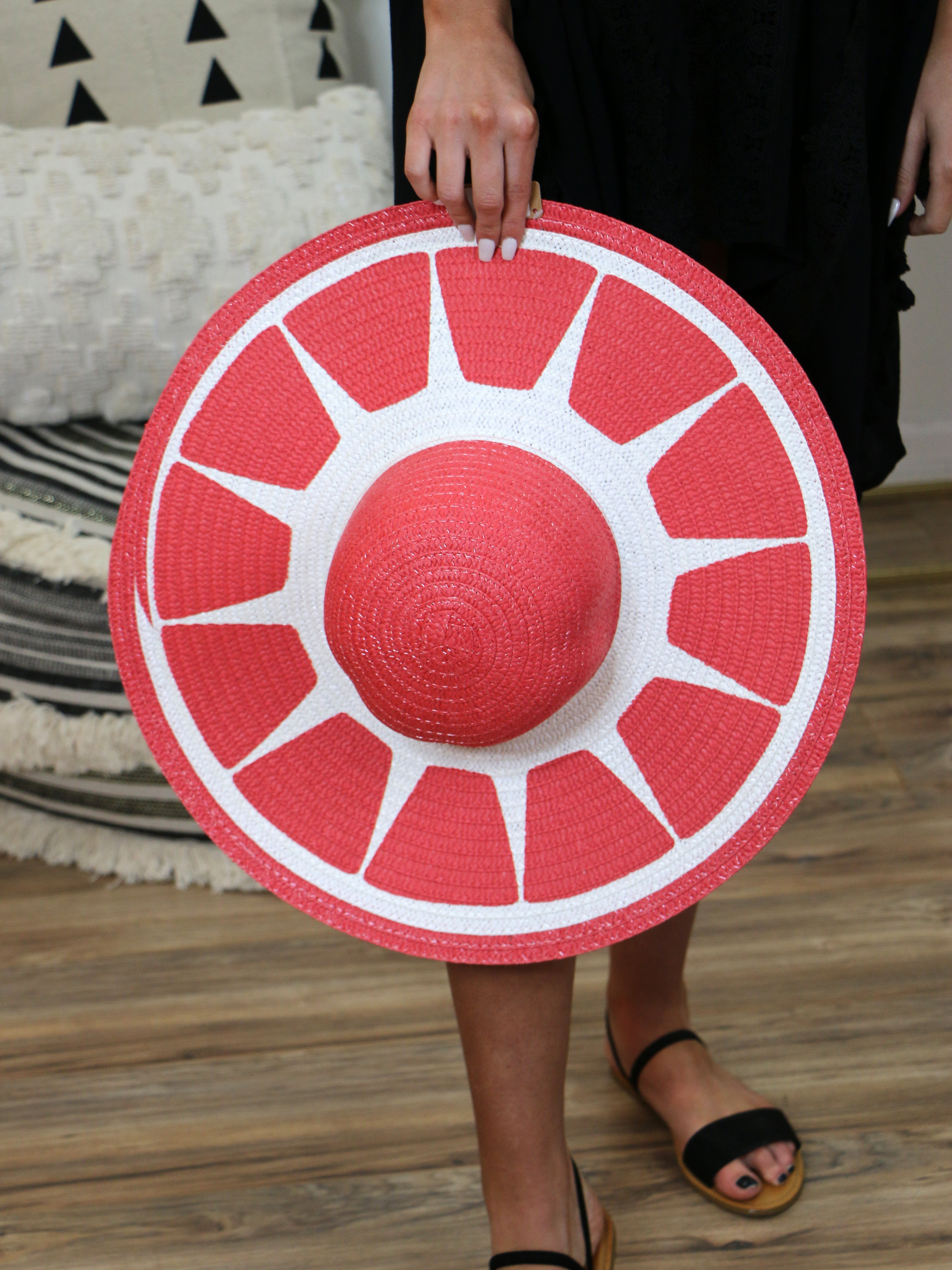 Orange Happy Sun Hat