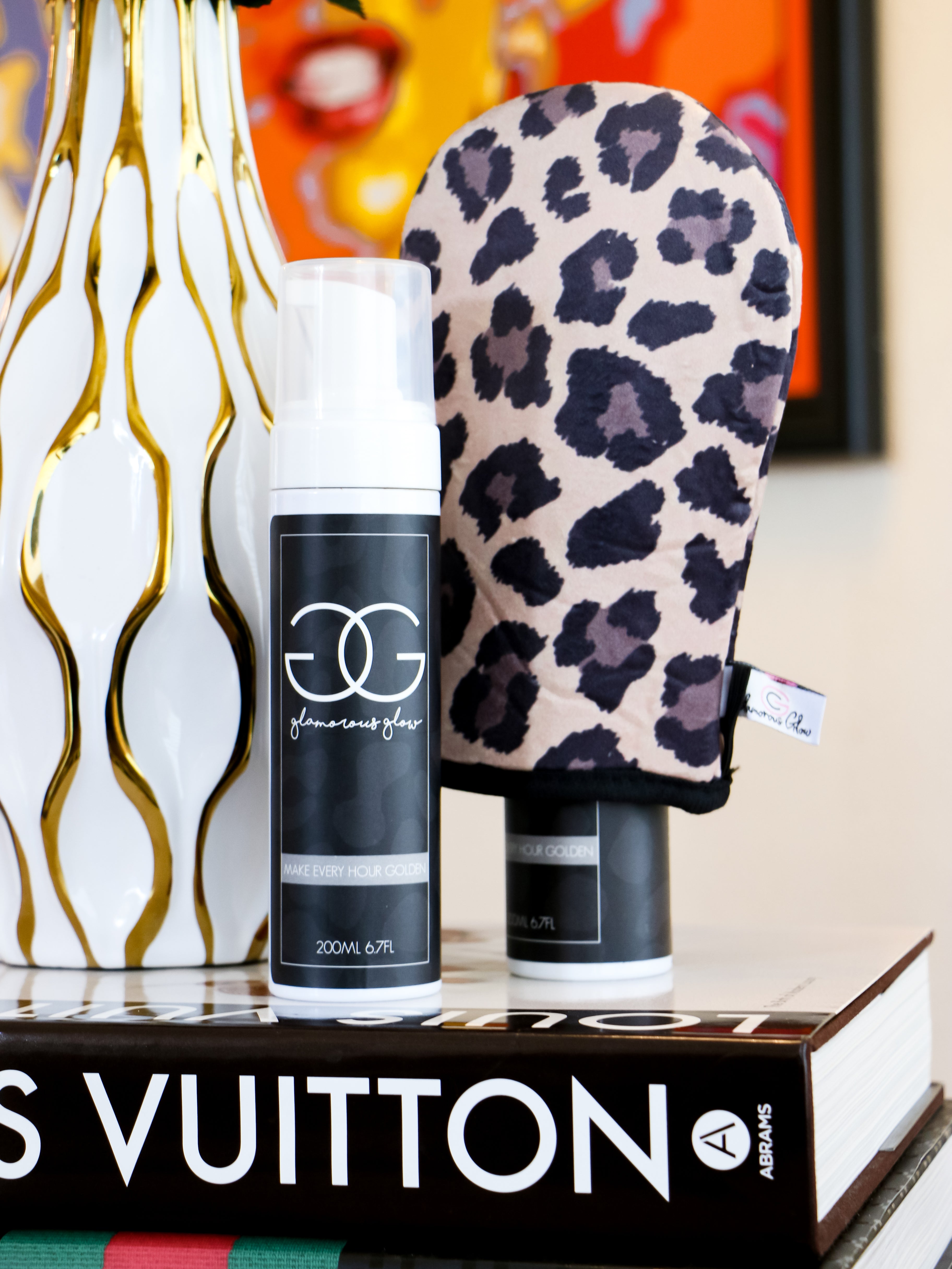 Leopard Luxury Tanning Mitt