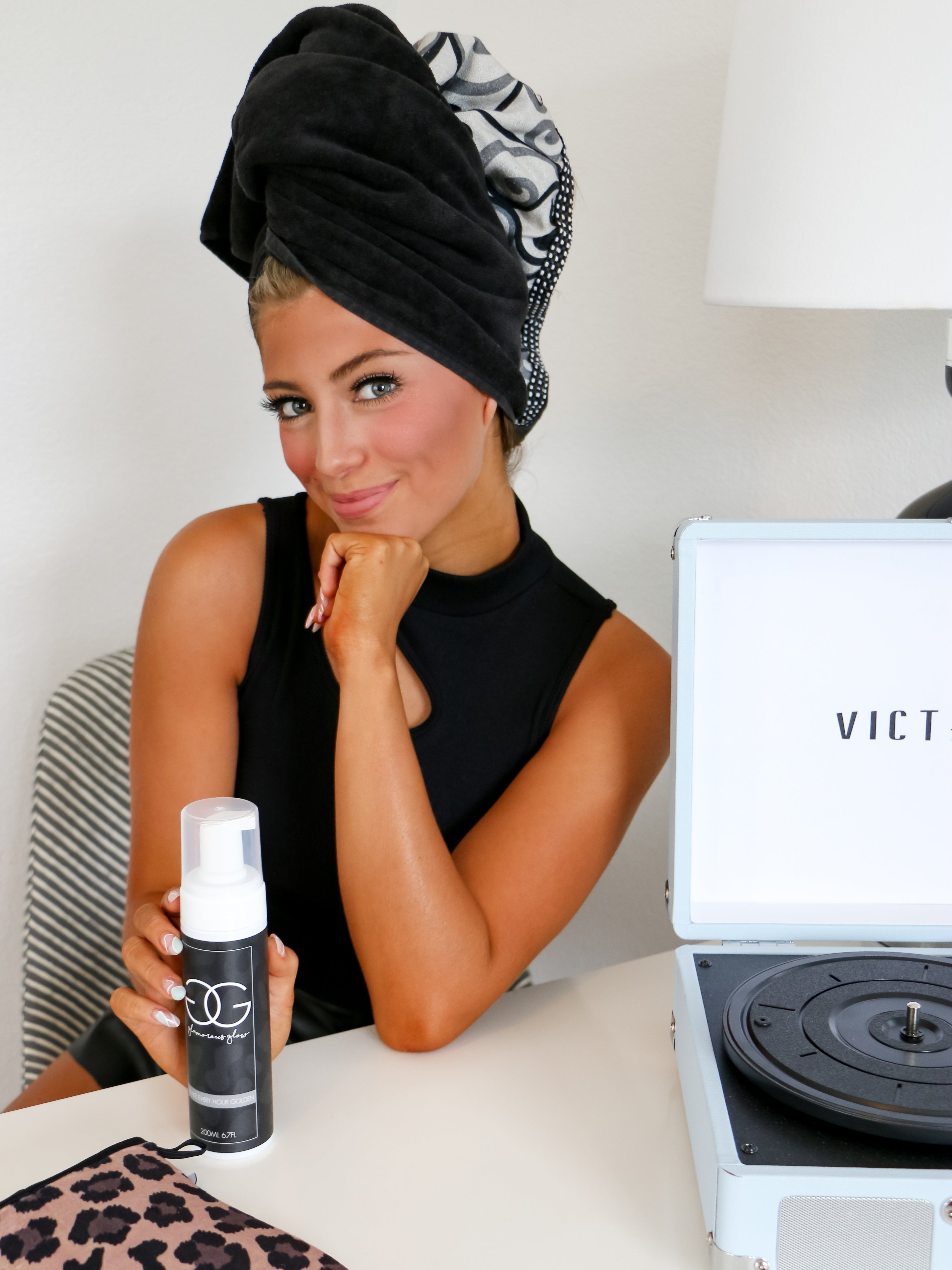 Leopard Luxury Tanning Mitt