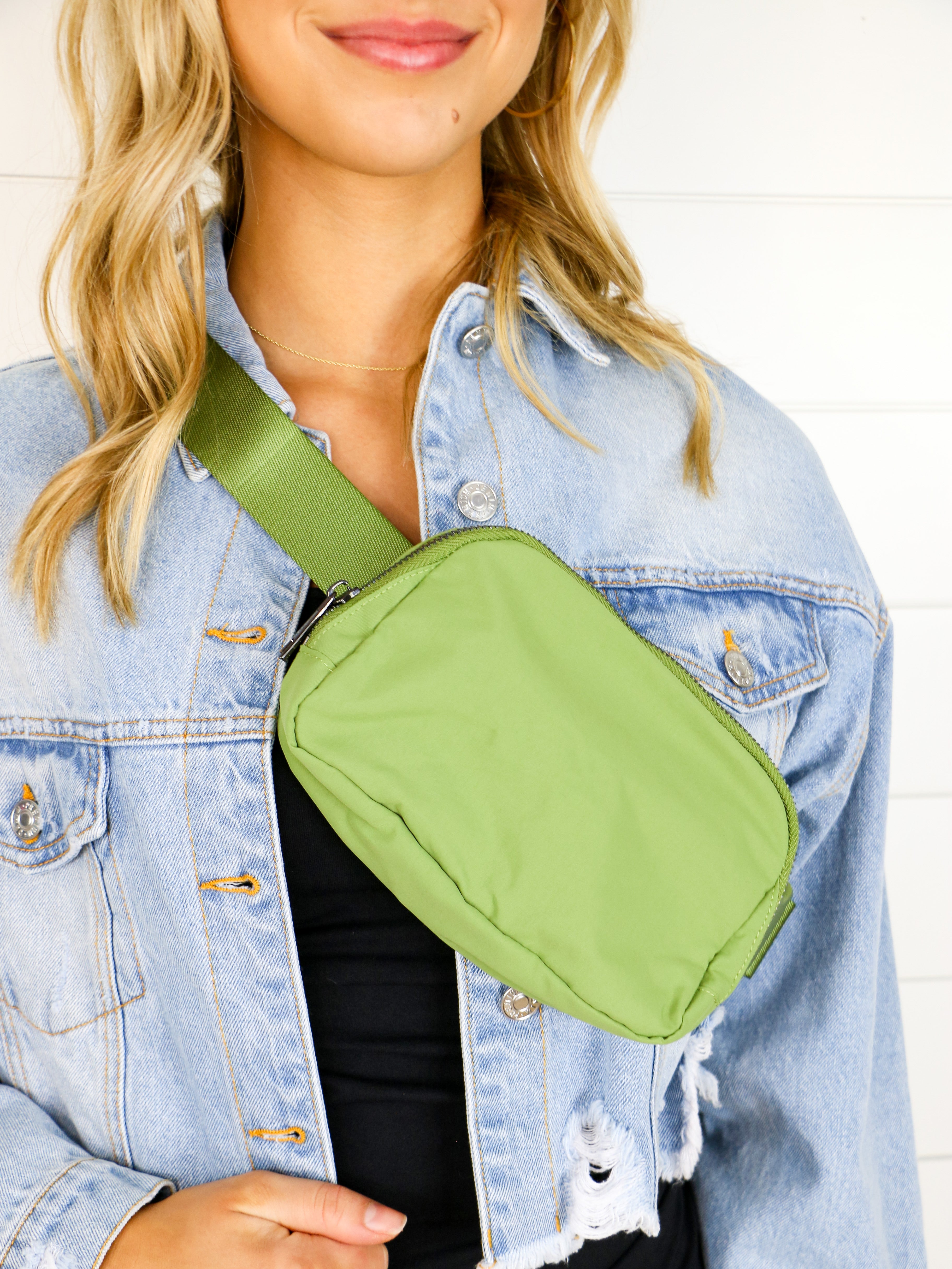 On the Go Belt Bag in Olive