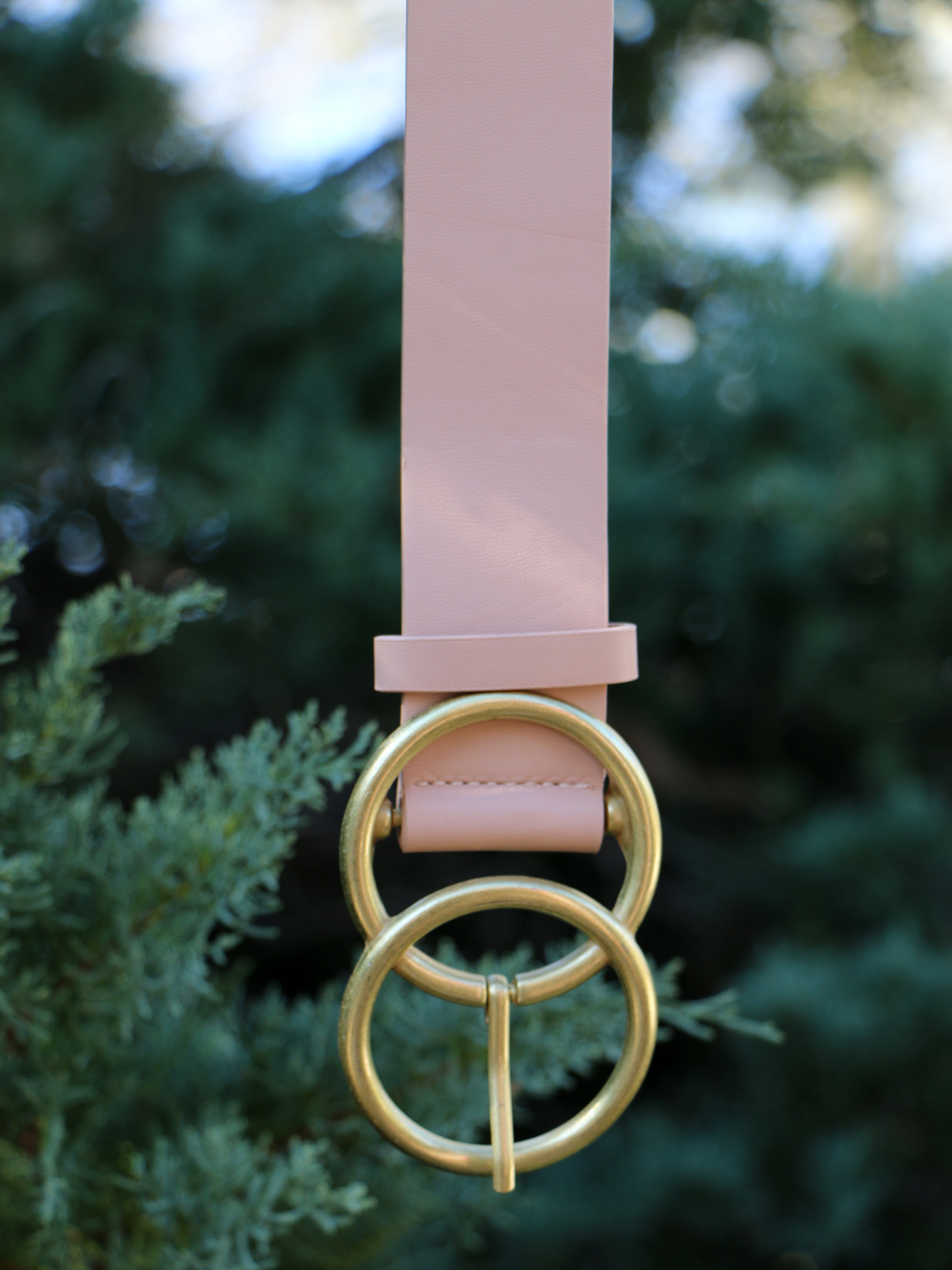 Loosen Up Belt in Blush