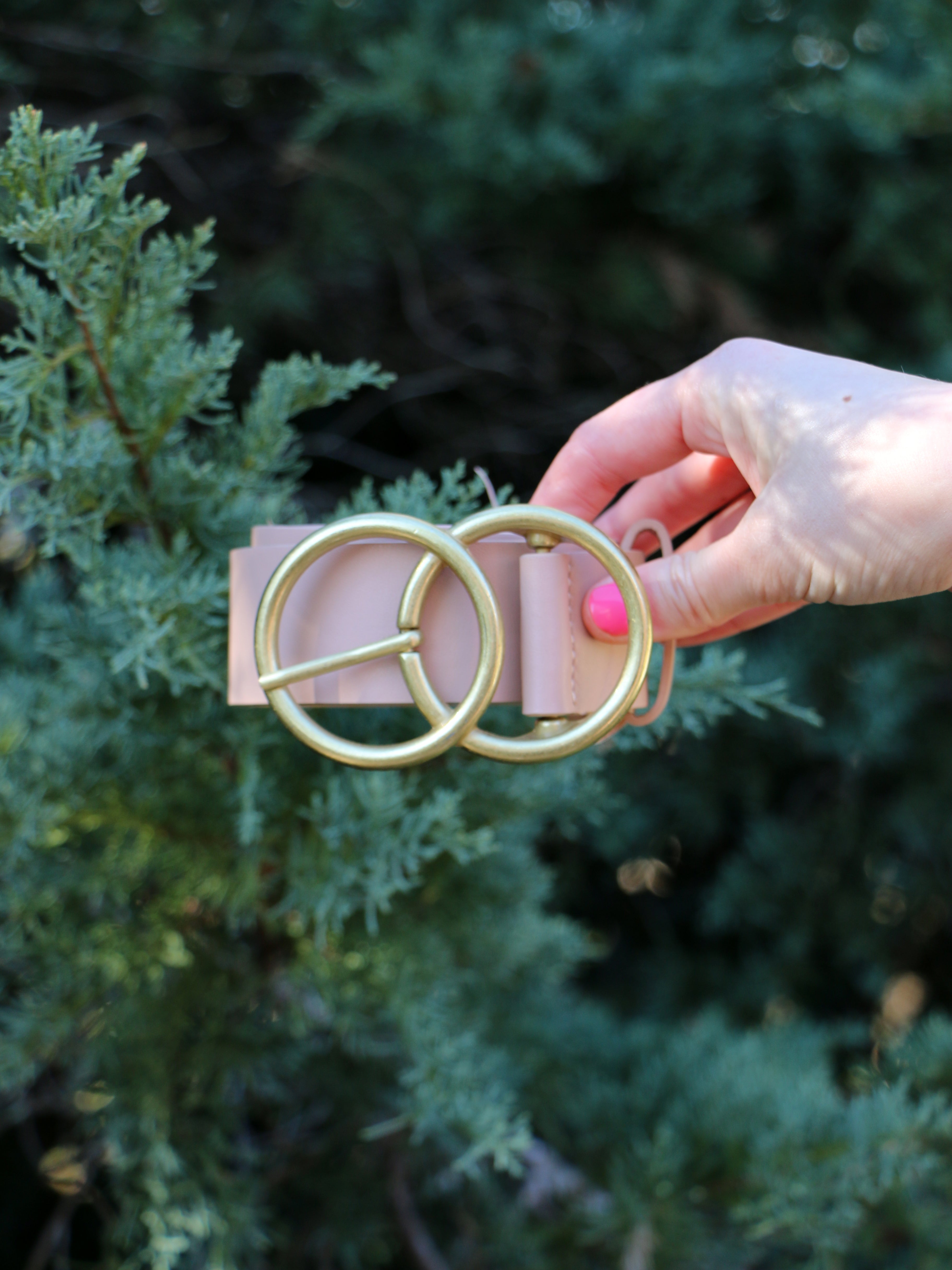 Loosen Up Belt in Blush