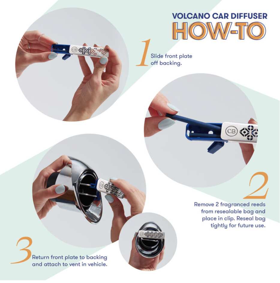 Volcano Car Diffuser Fragrance Refills