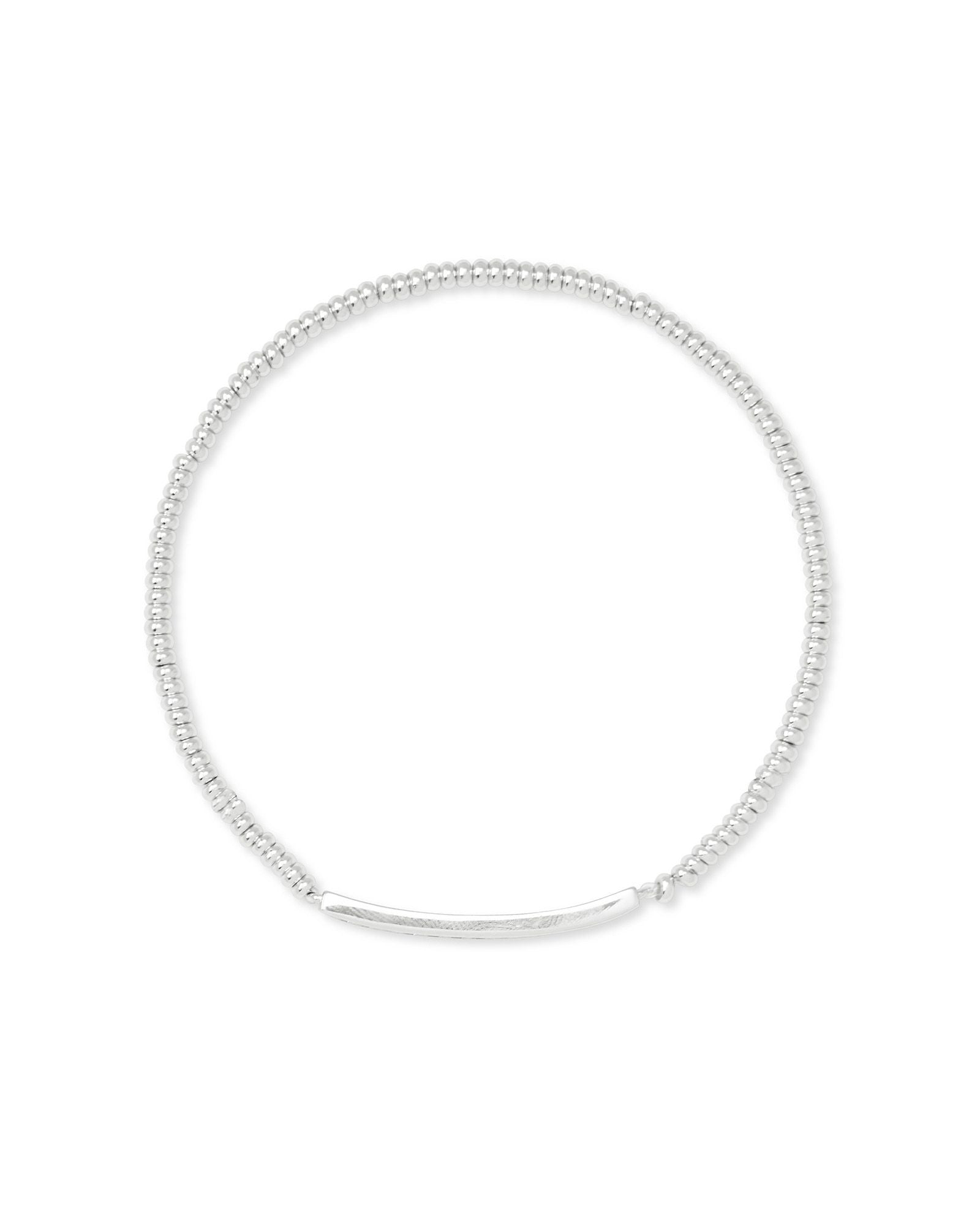 Addison Stretch Bracelet in Silver Metal