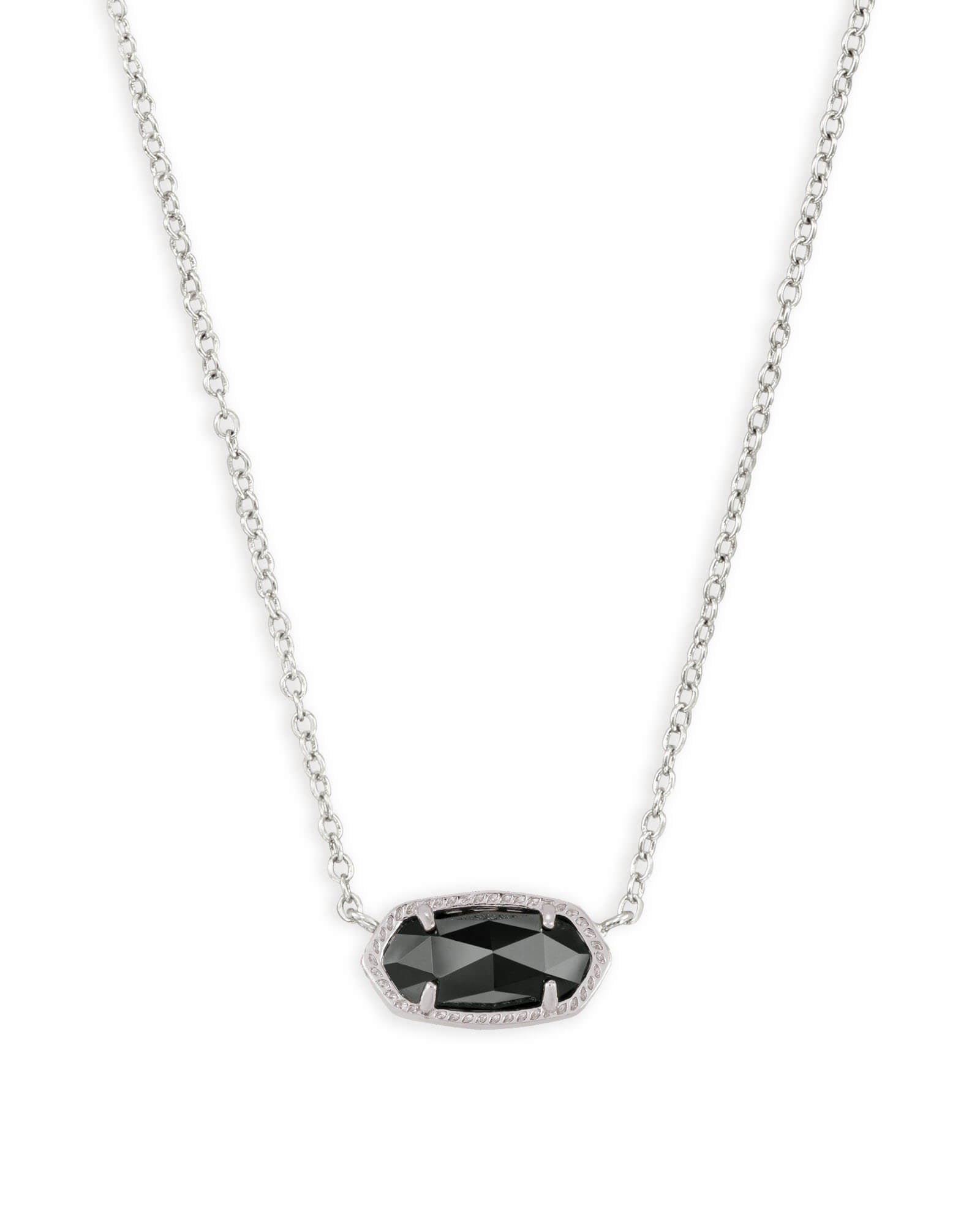 Elisa Signature Pendant in Rhodium