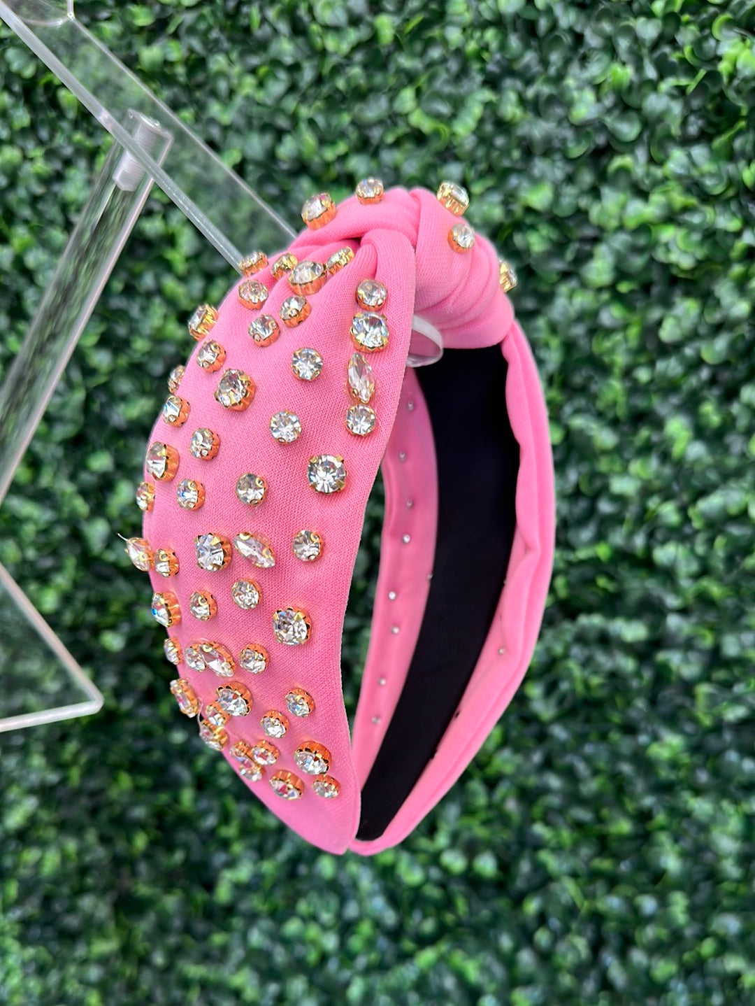 Light Pink Headband with Rhinestones