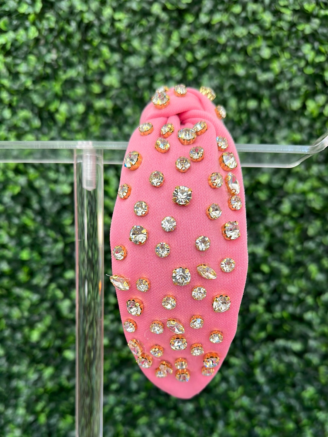 Light Pink Headband with Rhinestones