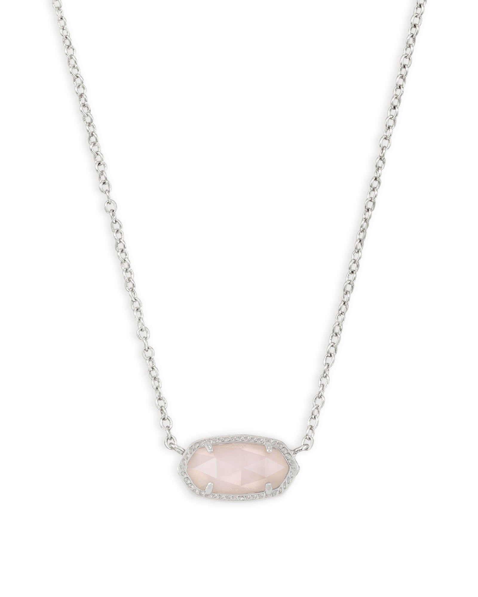 Elisa Signature Pendant in Rhodium