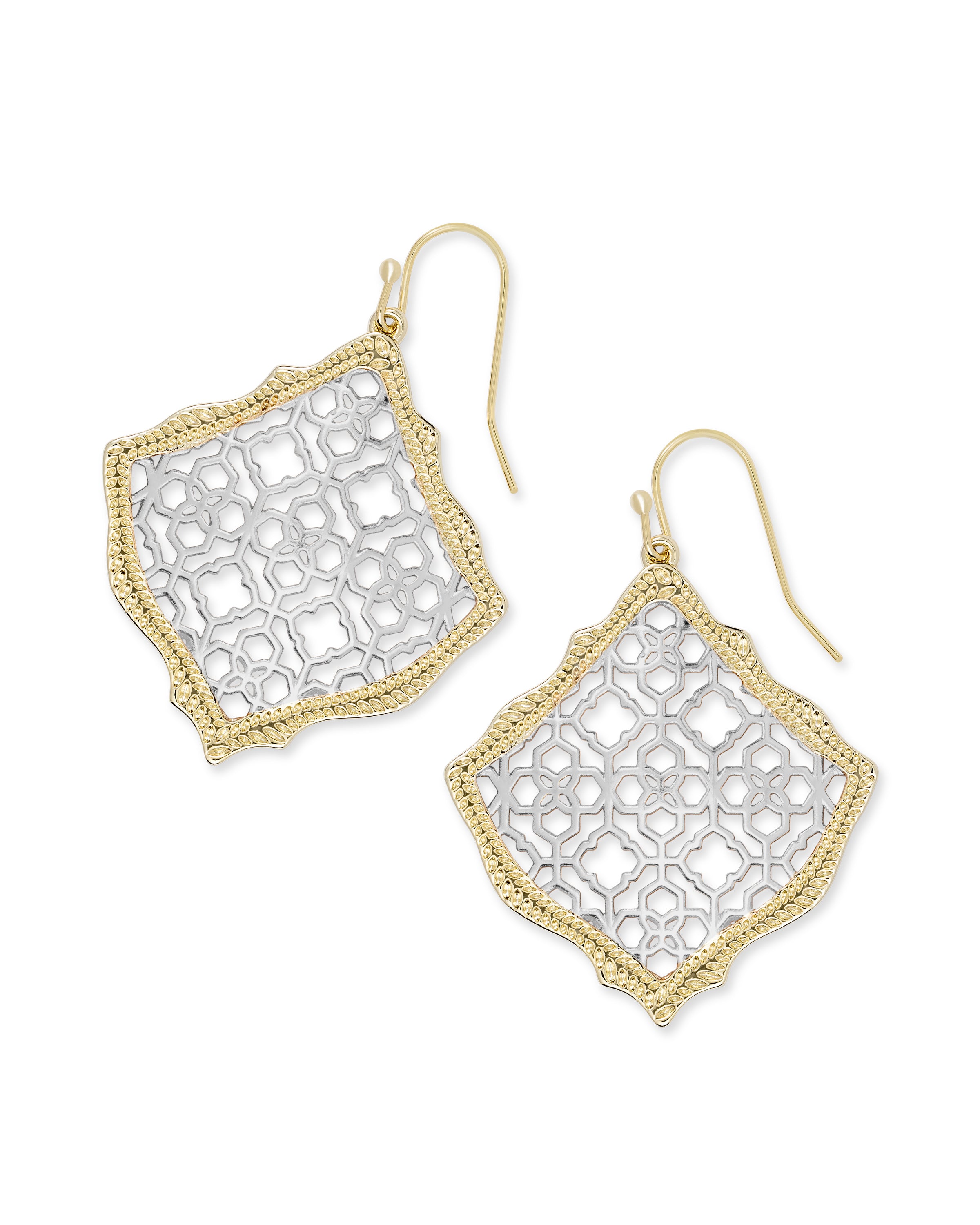 Kirsten Drop Earrings In Filigree