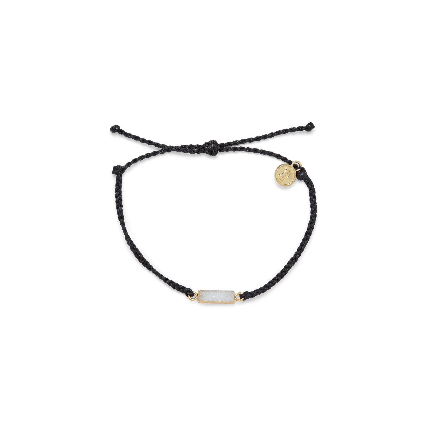 Druzy Gold and Black Bracelet